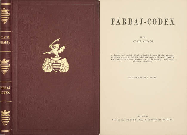 Clair Vilmos,  - Párbaj-Codex – Aukció – 20. online aukció, 2023. 03.