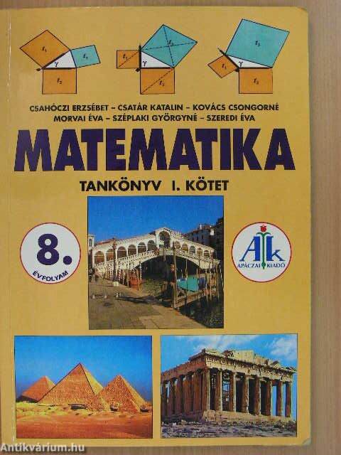 Csatár Katalin Matematika 8 I Apáczai Kiadó 2005 