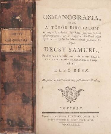 Decsy Sámuel,  - Osmanografia I-II. – Aukció – 15. online aukció, 2021. 09.