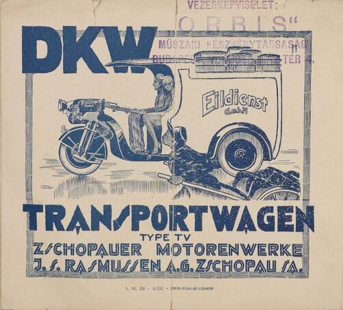  - DKW Transzportwagen – Aukció – 1. Soha nem árverezett könyvek aukciója, 2019. 05.