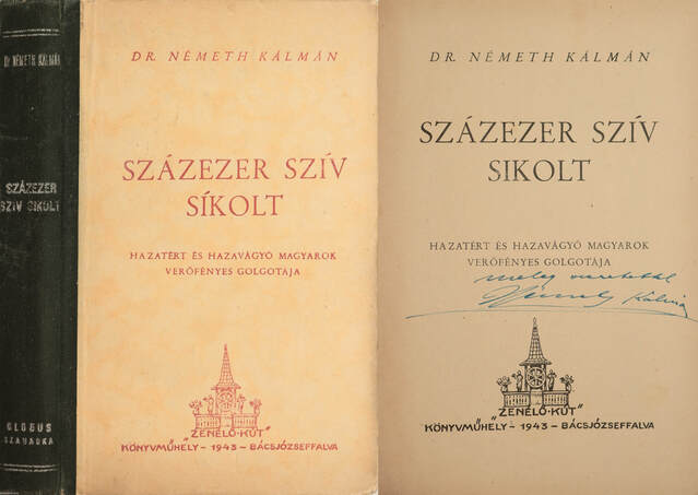 Dr. Németh Kálmán, Márton Lajos,  - Százezer szív sikolt (dedikált példány) – Aukció – 19. Dedikált könyvek aukciója, 2023. 05.