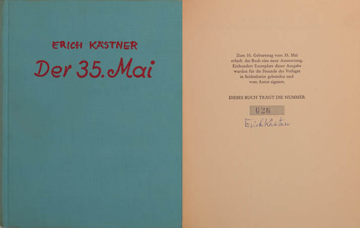 Erich Kästner, Horst Lemke,  - Der 35. Mai (aláírt, számozott példány) – Aukció – 4. Dedikált könyvek aukciója, 2018. 05.