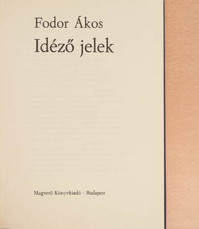Fodor Ákos, Steinert Ágota,  - Idéző jelek – Aukció – 17. újkori könyvek aukciója, 2021. 06.