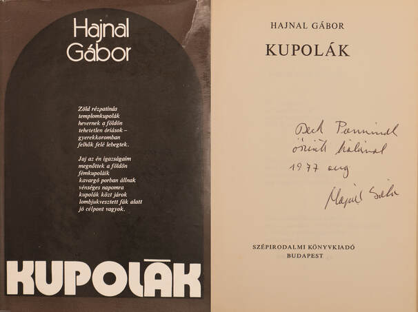 Hajnal Gábor, Gergely Ágnes,  - Kupolák (dedikált példány) – Aukció – 3. Dedikált könyvek aukciója, 2018. 02.