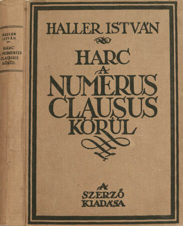 Haller István,  - Harc a numerus clausus körül – Aukció – 18. online aukció, 2022. 09.