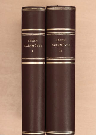 Henrik Ibsen, Katona Tamás, Hajdu Henrik,  - Henrik Ibsen színművei I-II. (számozott példány) – Aukció – 18. újkori könyvek aukciója, 2021. 11.