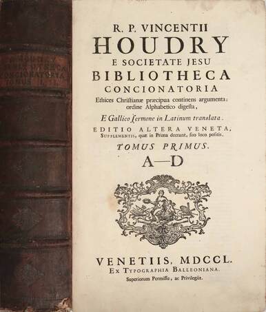 Houdry Vincent,  - Bibliotheca Concionatoria I-II (töredékkötet) – Aukció – 18. online aukció, 2022. 09.