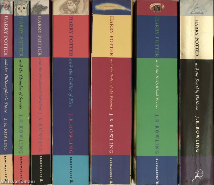 J. K. Rowling,  - Harry Potter I-VII. (teljes sorozat) – Aukció – 23. online aukció