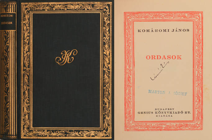 Komáromi János,  - Ordasok (aláírt példány) – Aukció – 4. Dedikált könyvek aukciója, 2018. 05.