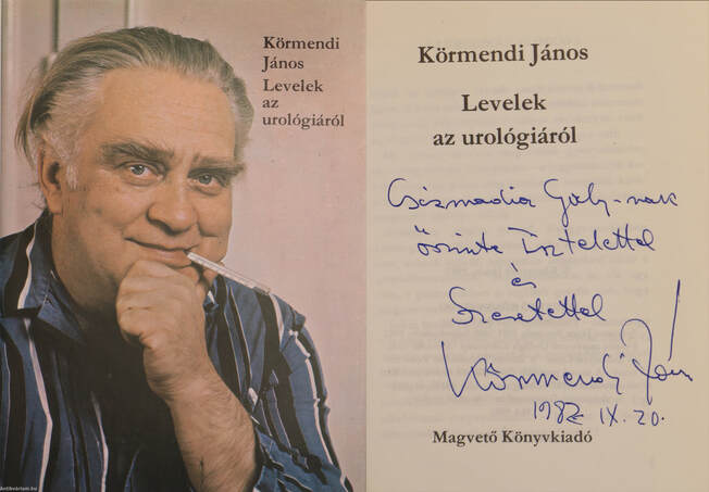 Körmendi János, Ördögh Szilveszter,  - Levelek az urológiáról (dedikált példány) – Aukció – 3. Dedikált könyvek aukciója, 2018. 02.