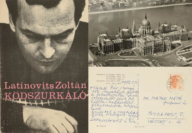 Latinovits Zoltán, Sík Csaba,  - Ködszurkáló (Latinovits Zoltán által aláírt melléklettel) – Aukció – 18. Dedikált könyvek aukciója, 2023. 02.