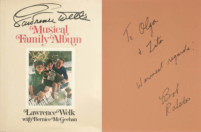 Lawrence Welk,  - Lawrence Welk's Musical Family Album (dedikált példány) – Aukció – 18. Dedikált könyvek aukciója, 2023. 02.