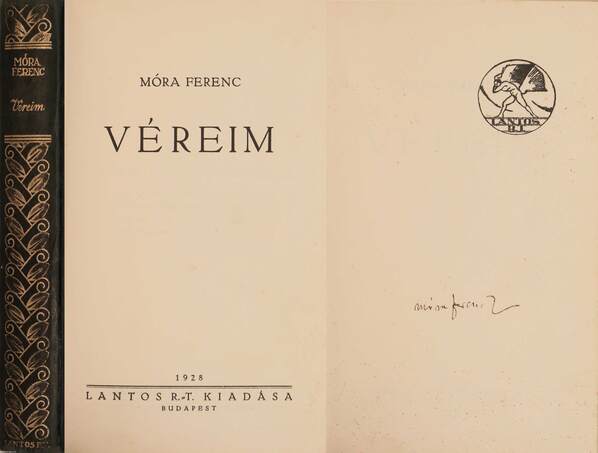 Móra Ferenc,  - Véreim (aláírt példány) – Aukció – 13. Dedikált könyvek aukciója, 2021. 05.