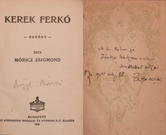Móricz Zsigmond,  - Kerek Ferkó/A cigány malaca (dedikált példány) – Aukció – 6. online aukció, 2018. 04.