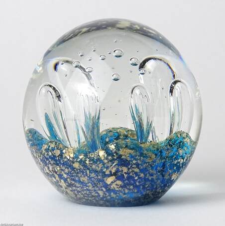  - Muranoi üveg levélnehezék 20. század közepe – Aukció – Gyűjteményárverezés: 2. üveg árverés, 2023. 01.