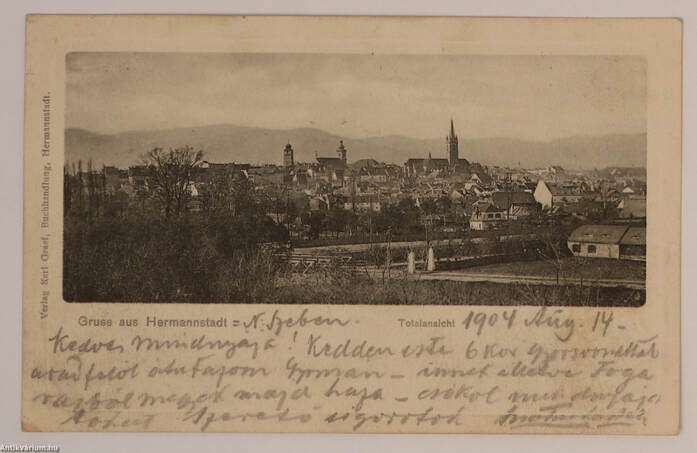  - Nagyszeben - képeslap 1904 – Aukció – 7. online aukció, 2018. 12.