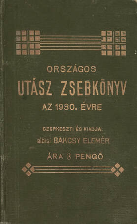 Albisi Bakcsy Elemér,  - Országos utász zsebkönyv az 1930. évre – Aukció – 20. online aukció, 2023. 03.