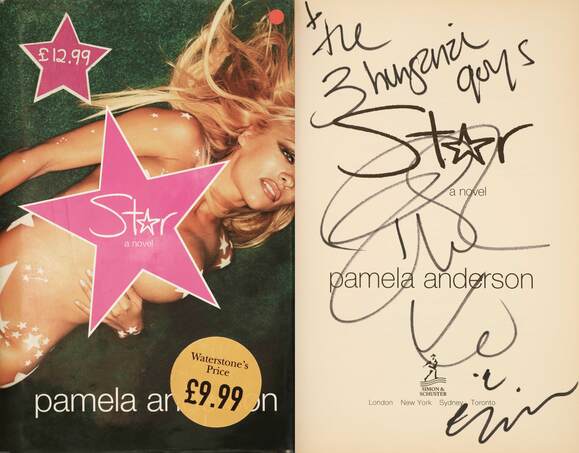 Pamela Anderson,  - Star (dedikált példány) – Aukció – 17. Dedikált könyvek aukciója, 2022. 10.