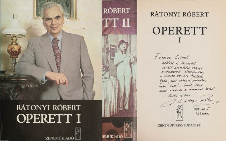 Rátonyi Róbert, Juhász Erzsébet,  - Operett I-II. (dedikált példány) – Aukció – 6. Dedikált könyvek aukciója, 2019. 01.