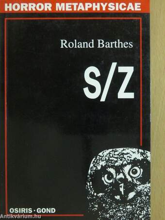 Roland Barthes, Mahler Zoltán, Angyalosi Gergely,  - S/Z – Aukció – 11. újkori könyvek aukciója, 2019. 11.