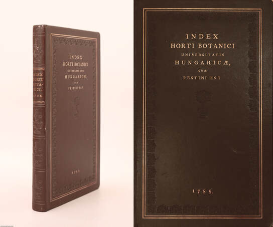 Sz. Priszter,  - Index Horti Botanici Universitatis Hungaricae, quae pestini est. – Aukció – 21. újkori könyvek aukciója, 2022. 06.
