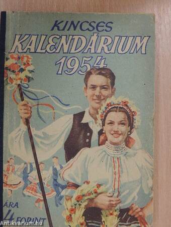 Tessedik Sámuel, Kiss András, Kreyrig Lajos,  - Kincses Kalendárium 1954 – Aukció – 10. újkori könyvek aukciója, 2019. 06.