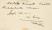Tömörkény István,  - Tömörkény István autográf, aláírt köszönő sorai névjegykártyáján – Aukció – 19. Dedikált könyvek aukciója, 2023. 05.